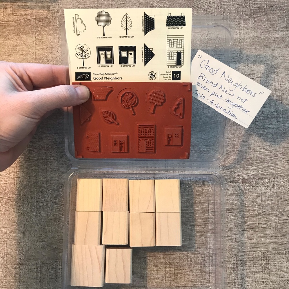 Brand New 8 Stampin’ Up! “Good Neighbors” Stamps